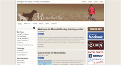 Desktop Screenshot of mirandaola.es